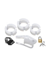 Load image into Gallery viewer, Master Series Sado Chamber Silicone Male Chastity Device