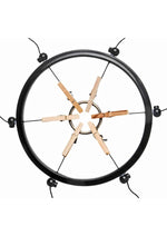 Load image into Gallery viewer, Master Series The Pussy Spreader Female Bondage Device - Black/Brown