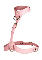 Load image into Gallery viewer, Master Series Vixen Female Chest Vegan Leather Harness - Pink