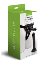 Load image into Gallery viewer, ME YOU US Strap-On Harness Kit with 6in and 8in Dildos - Black