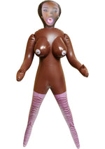 Load image into Gallery viewer, Mercedes Inflatable Love Doll - Chocolate/Glow In The Dark