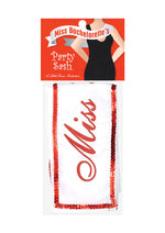 Load image into Gallery viewer, Miss Bachelorette Party Sash - White