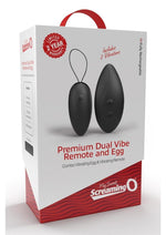 Load image into Gallery viewer, My Secret Screaming O Premium Dual Vibe Remote and Egg Silicone Combo Kit - Black