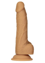 Load image into Gallery viewer, Naked Addiction Silicone Dual Density Dildo with Bonus Powerbullet - Caramel - 8in
