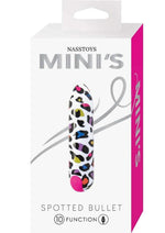 Load image into Gallery viewer, Nasstoys Mini's Spotted Rechargeable Bullet - Multicolor/White