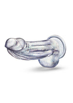 Load image into Gallery viewer, Naturally Yours Bling Dildo with Balls 7.5in - Sparkling