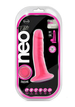 Load image into Gallery viewer, Neo Elite Silicone Dual Density Dildo - Pink - 6in