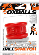 Load image into Gallery viewer, Neo Short Silicone Ballstretcher - Red - Small