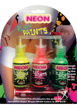 Load image into Gallery viewer, Neon Play Paints - Assorted Colors/Glow In The Dark - 3 Each Per Pack