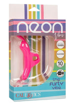 Load image into Gallery viewer, Neon Vibes The Flirty Vibe Rechargeable Silicone Finger Vibrator - Pink