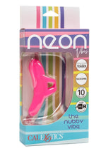 Load image into Gallery viewer, Neon Vibes The Nubby Rechargeable Silicone Vibrator - Pink