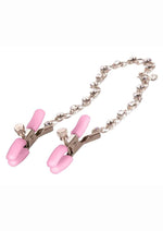 Load image into Gallery viewer, Nipple Play Crystal Chain Nipple Clamps