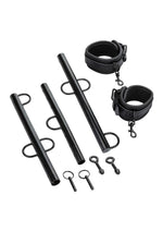 Load image into Gallery viewer, Nocturnal Collection Spreader Bar with Cuffs - Black