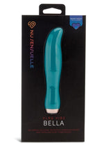 Load image into Gallery viewer, Nu Sensuelle Bella Velvet Touch with Turbo Rechargeable Silicone Vibrator - Green/Rose Gold