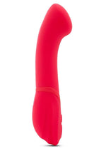 Load image into Gallery viewer, Nu Sensuelle Luna Velvet Touch with Turbo Rechargeable Silicone Vibrator - Hot Pink/Pink