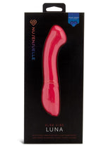 Load image into Gallery viewer, Nu Sensuelle Luna Velvet Touch with Turbo Rechargeable Silicone Vibrator - Hot Pink/Pink