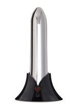 Load image into Gallery viewer, Nu Sensuelle Point Rechargeable Silicone Bullet - Silver