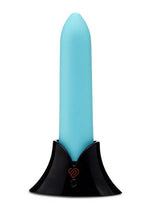 Load image into Gallery viewer, Nu Sensuelle Point Rechargeable Silicone Bullet - Blue/Teal