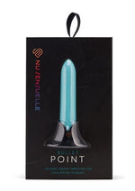 Load image into Gallery viewer, Nu Sensuelle Point Rechargeable Silicone Bullet - Blue/Teal