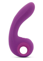 Load image into Gallery viewer, Nu Sensuelle Raine Nubii Rechargeable Silicone G-Spot Tapping Vibrator - Purple