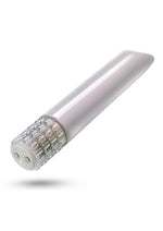 Load image into Gallery viewer, Oh My Gem Bold Rechargeable Bullet Vibrator - Diamond/Silver