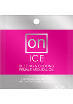 Load image into Gallery viewer, On Ice Buzzing and Cooling Female Arousal Oil - .01oz - 24 Per Refill