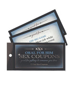 Load image into Gallery viewer, Oral Adventures For Him Sex Coupons