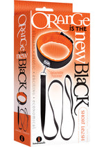 Load image into Gallery viewer, Orange Is The New Black Short Leash - Black/Orange