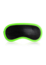 Load image into Gallery viewer, Ouch! Eye Mask - Black/Glow In The Dark/Green