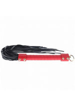 Load image into Gallery viewer, Ouch! Milan Collection Flogger - Black/Red