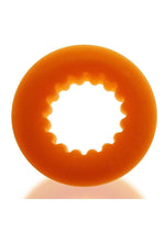 Load image into Gallery viewer, Oxballs Axis Rib Griphold Cockring - Orange/Orange Ice
