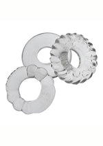 Load image into Gallery viewer, Oxballs Bonemaker Cock Ring Kit - Clear - 3 Pack