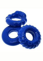 Load image into Gallery viewer, Oxballs Bonemaker Cock Ring Kit - Blue/Pool Blue - 3 Pack