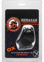 Load image into Gallery viewer, Oxballs Cocksling-2 Cock and Ball Ring - Black
