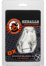 Load image into Gallery viewer, Oxballs Cocksling-2 Cock and Ball Ring - Clear