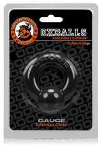 Load image into Gallery viewer, Oxballs Gauge Super Flex Cock Ring - Black