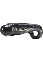 Load image into Gallery viewer, Oxballs Thug Penetrator Dildo and Cock Ring - Black - 7in