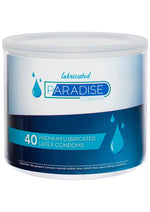 Load image into Gallery viewer, Paradise Premium 40 Lubricated Latex Condoms - Bowl