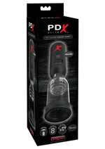 Load image into Gallery viewer, Pipedream Extreme Elite Silicone Tip Teazer Power Pump Masturbator - Black/Clear