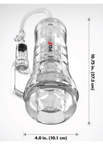Load image into Gallery viewer, Pdx Elite Viewtube Vac XXL Pump See-Thru EZ-Grip Pump Stroker - General Orifice