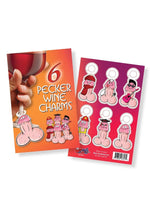 Load image into Gallery viewer, Pecker Wine Charm - Orange/Red