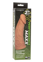 Load image into Gallery viewer, Performance Maxx Rechargeable Vibrating Extension - Caramel - 7in