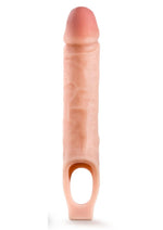 Load image into Gallery viewer, Performance Plus Silicone Cock Sheath Penis Extender - Flesh/Vanilla - 10in