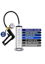 Load image into Gallery viewer, Performance Vx7 Vacuum Penis Pump with Brass Trigger and Pressure Gauge