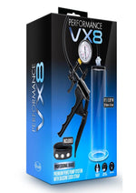 Load image into Gallery viewer, Performance Vx8 Premium Penis Pump System with Silicone Cock Strap - Clear - 9in
