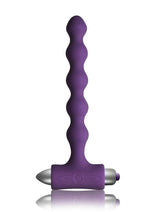 Load image into Gallery viewer, Petite Sensations Pearls Silicone Vibrating Anal Beads - Purple