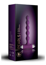 Load image into Gallery viewer, Petite Sensations Pearls Silicone Vibrating Anal Beads - Purple