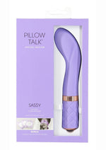 Load image into Gallery viewer, Pillow Talk Special Edition Sassy Silicone Rechargeable G-Spot Vibrator - Purple/Rose Gold