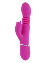 Load image into Gallery viewer, Pink Dragon Rechargeable Silicone Multi Vibrator - Pink