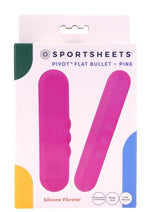 Load image into Gallery viewer, Pivot Flat Bullet Rechargeable Silicone Mini Vibe - Pink